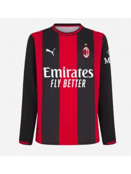 Moški Nogometna dresi replika AC Milan Domači 2026-27 Dolgi rokav